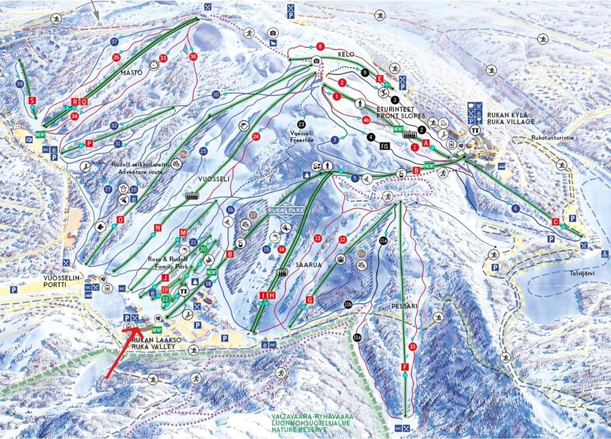 Rukavalley Unique46 Ski In - Ski Out Exteriör bild
